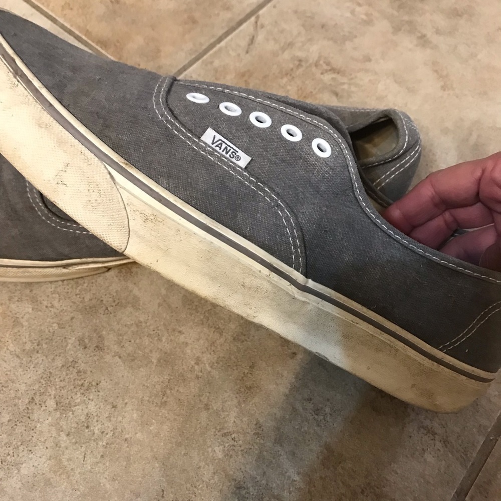 ❌❌NOT FOR SALE❌❌🚤VANS Gray Sneakers - Picture 3 of 8
